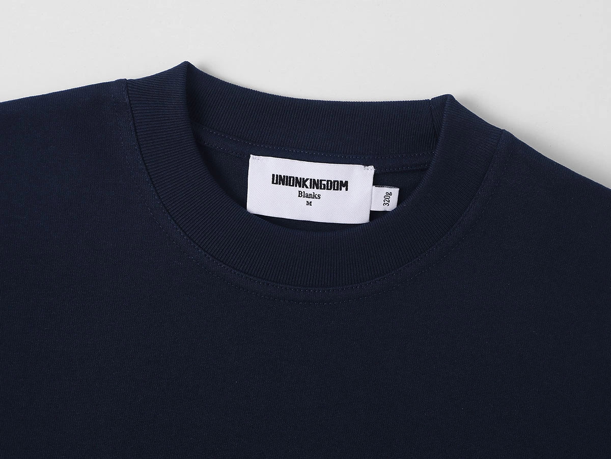 250 GSM LOOSE FIT 'NAVY BLUE' T-SHIRT - Image 3