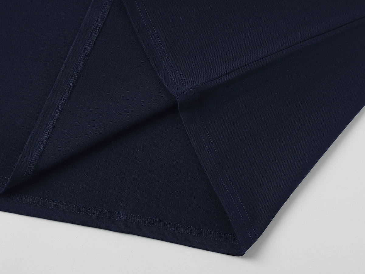 250 GSM LOOSE FIT 'NAVY BLUE' T-SHIRT - Image 5