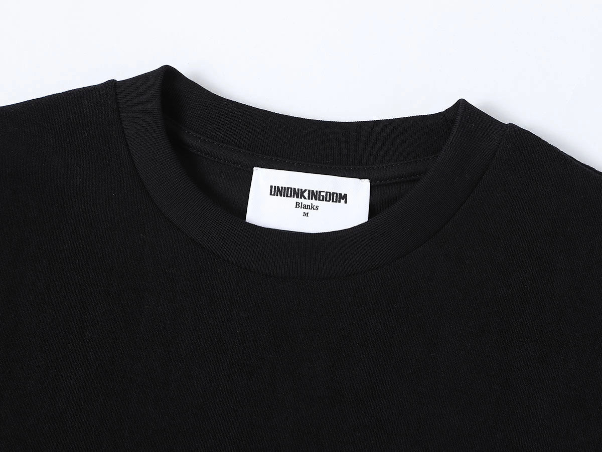 350 GSM NORMAL FIT 'BLACK' T-SHIRT - Image 3