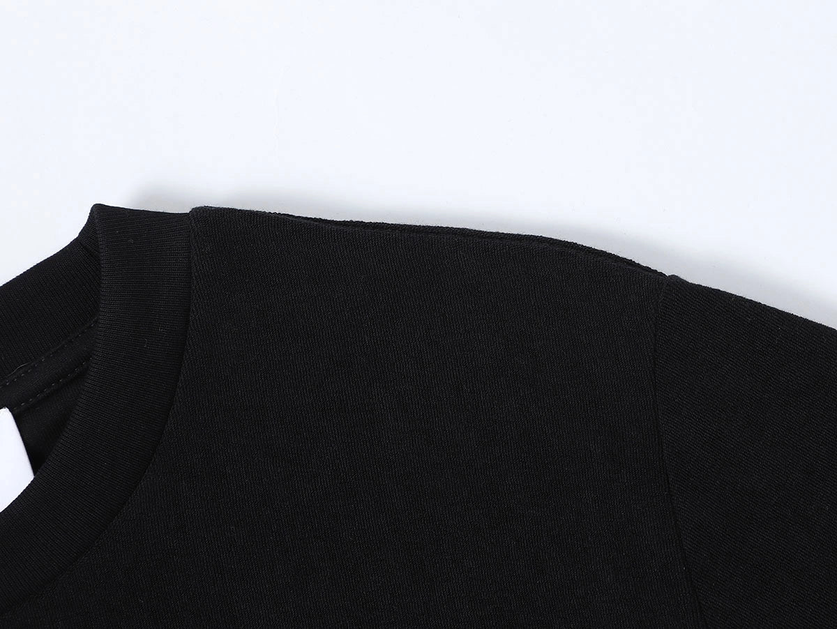 350 GSM NORMAL FIT 'BLACK' T-SHIRT - Image 4
