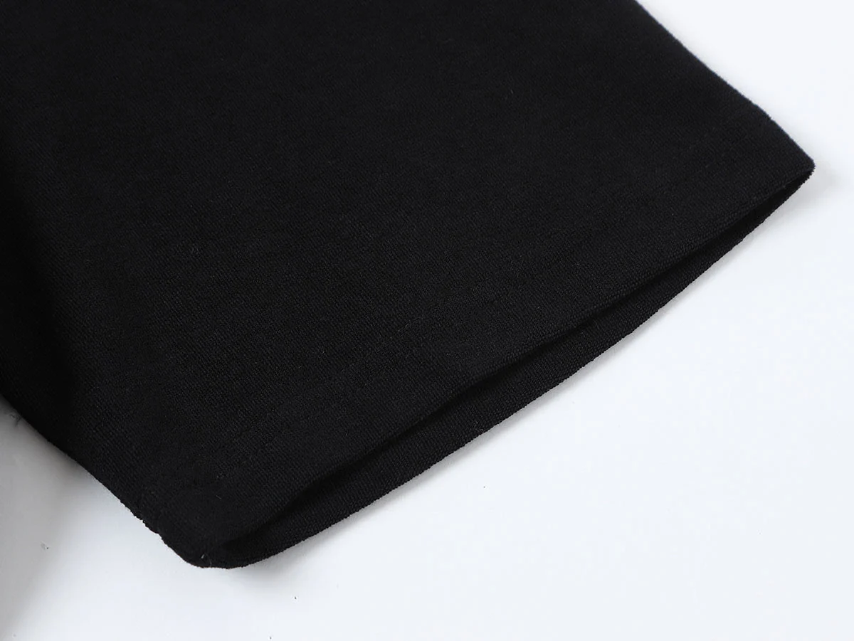350 GSM NORMAL FIT 'BLACK' T-SHIRT - Image 5