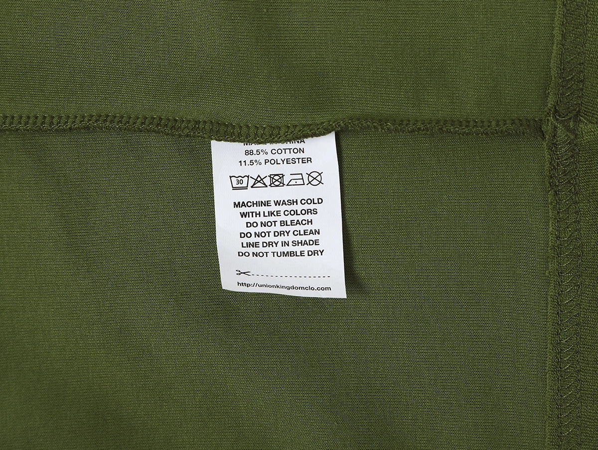 350 GSM NORMAL FIT 'MOSS GREEN' T-SHIRT - Image 7