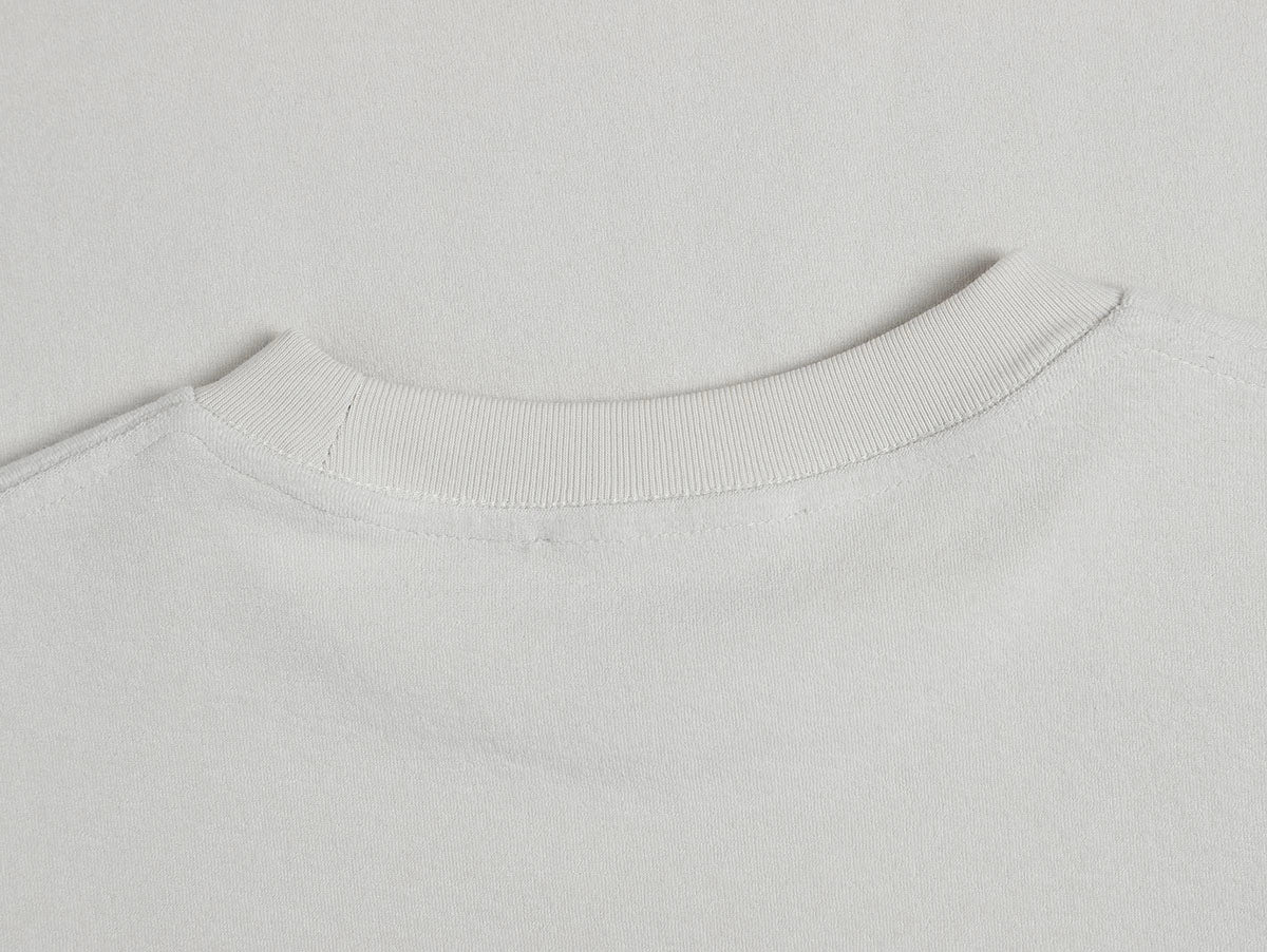 350 GSM NORMAL FIT 'OFF WHITE' T-SHIRT - Image 3