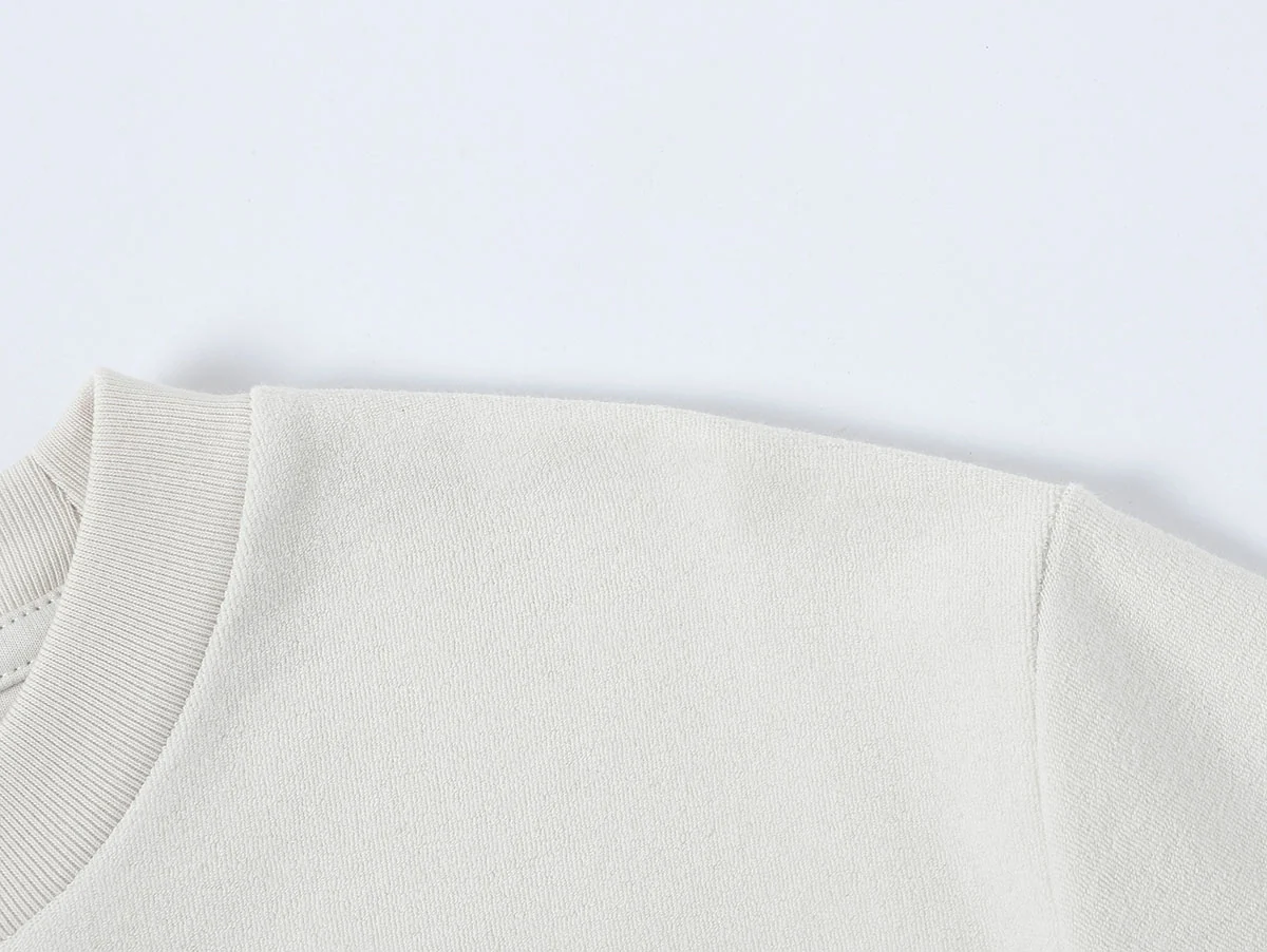 350 GSM NORMAL FIT 'OFF WHITE' T-SHIRT - Image 4