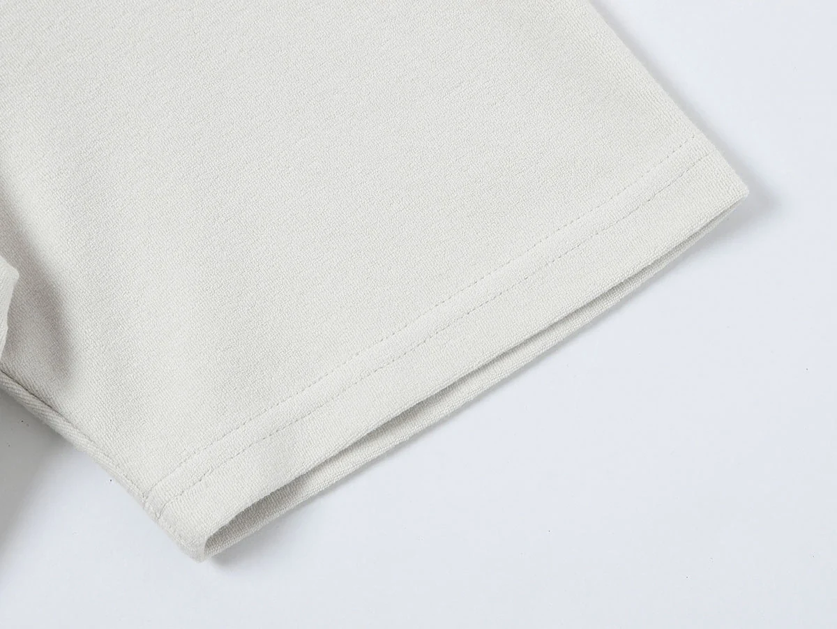 350 GSM NORMAL FIT 'OFF WHITE' T-SHIRT - Image 5