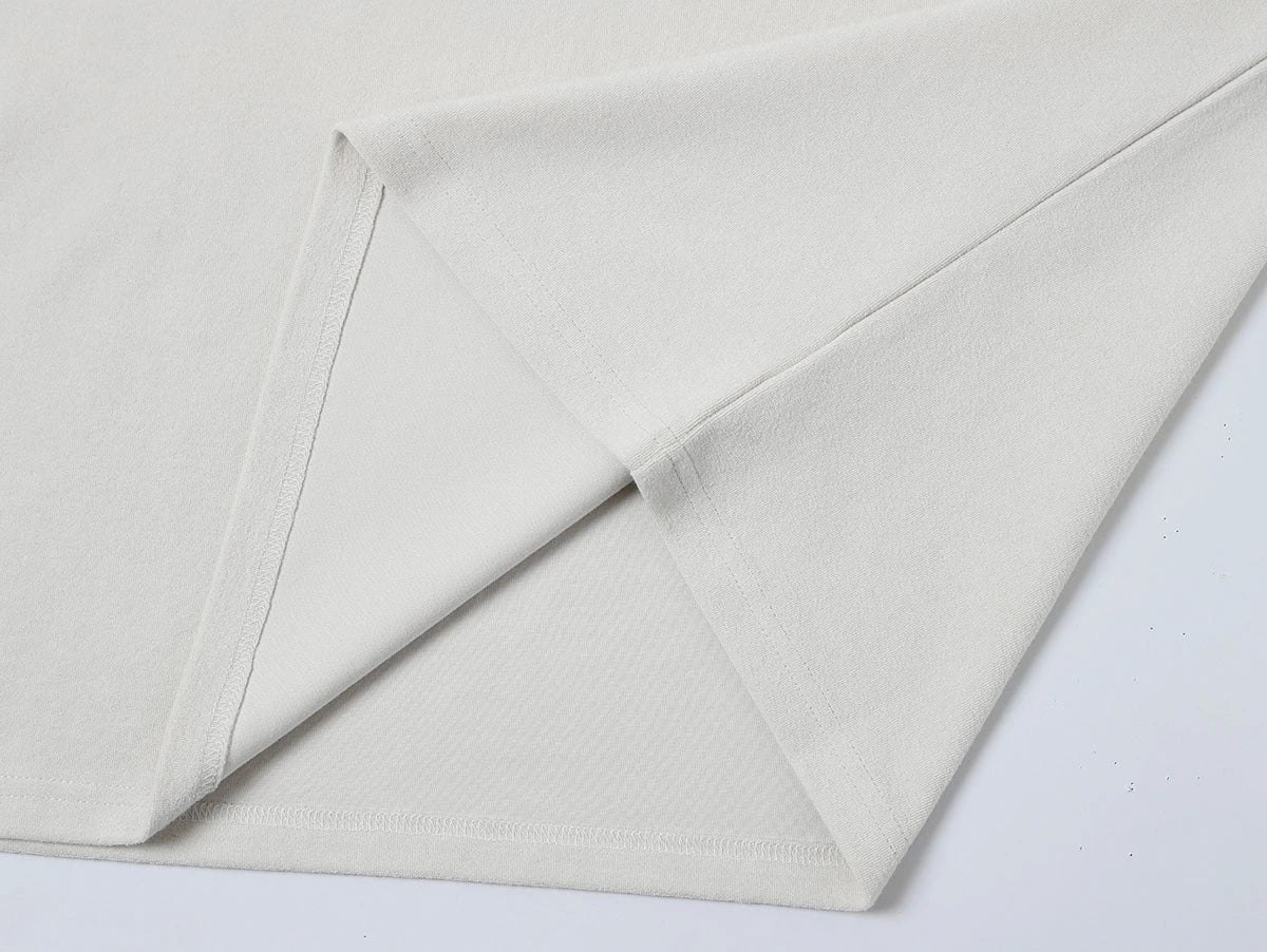 350 GSM NORMAL FIT 'OFF WHITE' T-SHIRT - Image 6