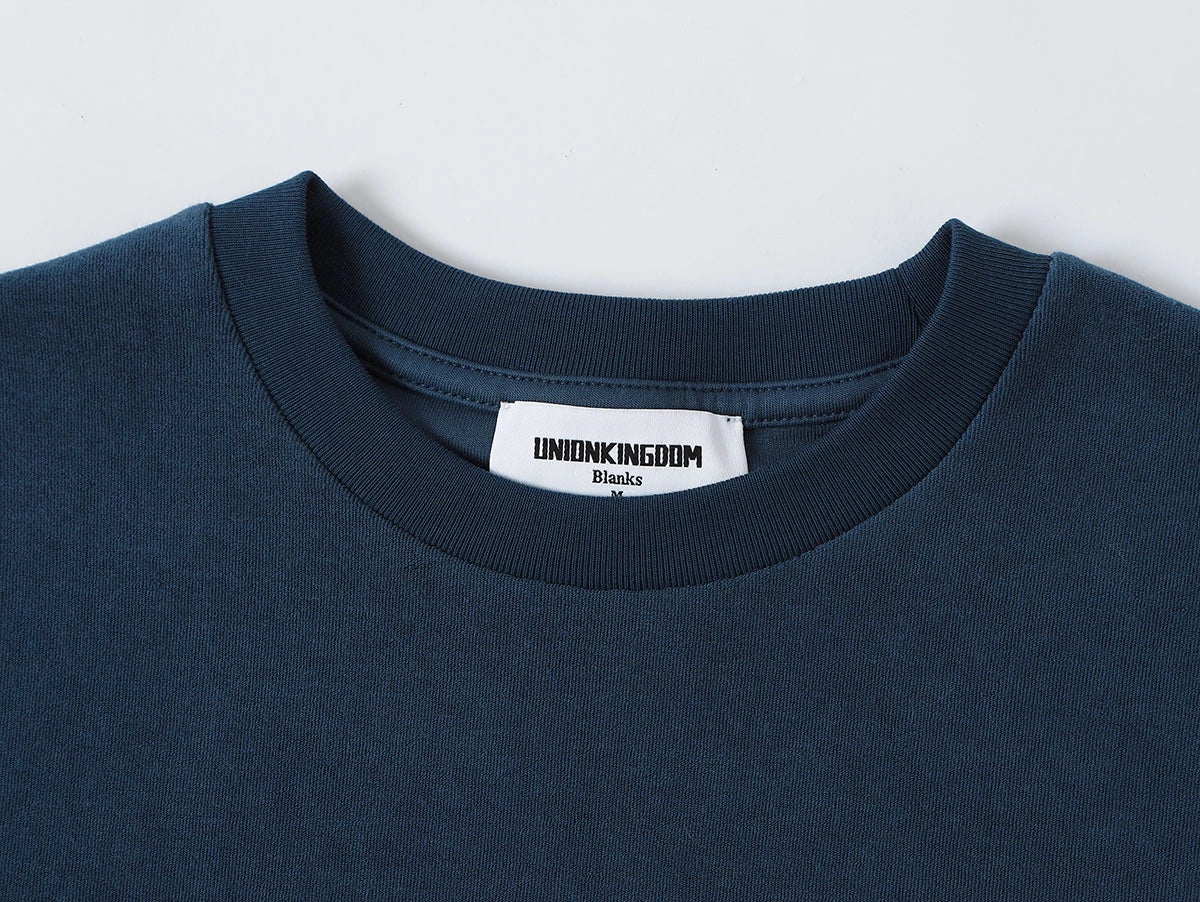 350 GSM NORMAL FIT 'PRUSSIAN BLUE' T-SHIRT - Image 3