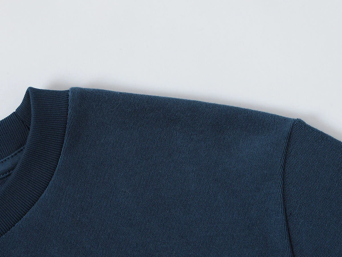 350 GSM NORMAL FIT 'PRUSSIAN BLUE' T-SHIRT - Image 5