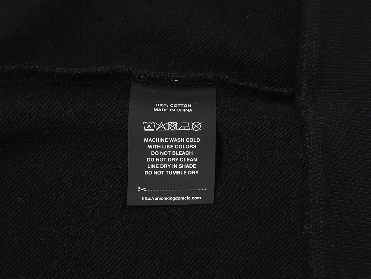 360 GSM 100% COTTON BOXY CROPPED 'BLACK' ZIP-UP HOODIE - Image 8