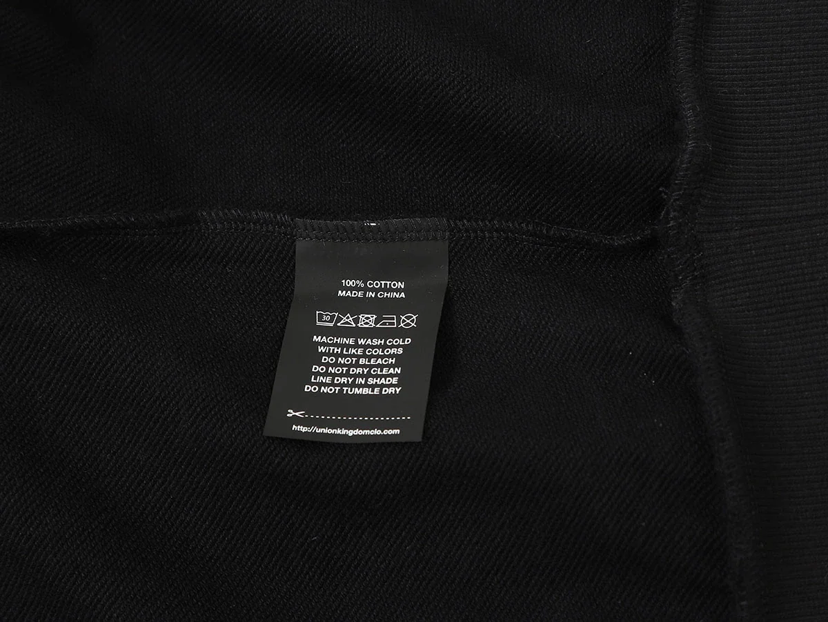 360 GSM 100% COTTON BOXY CROPPED FIT 'BLACK' HOODIE - Image 7