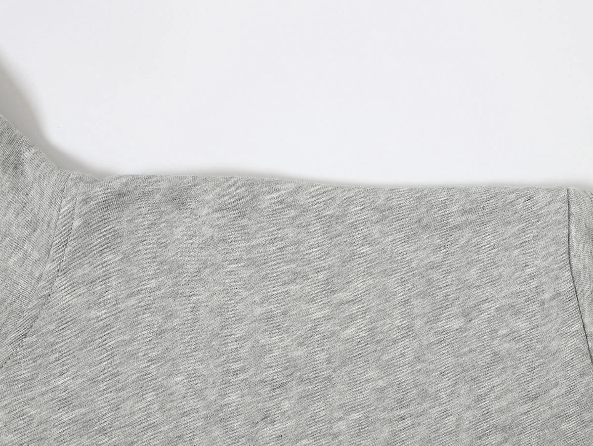 360 GSM 100% COTTON BOXY CROPPED FIT 'FLOWER GRAY' HOODIE - Image 3