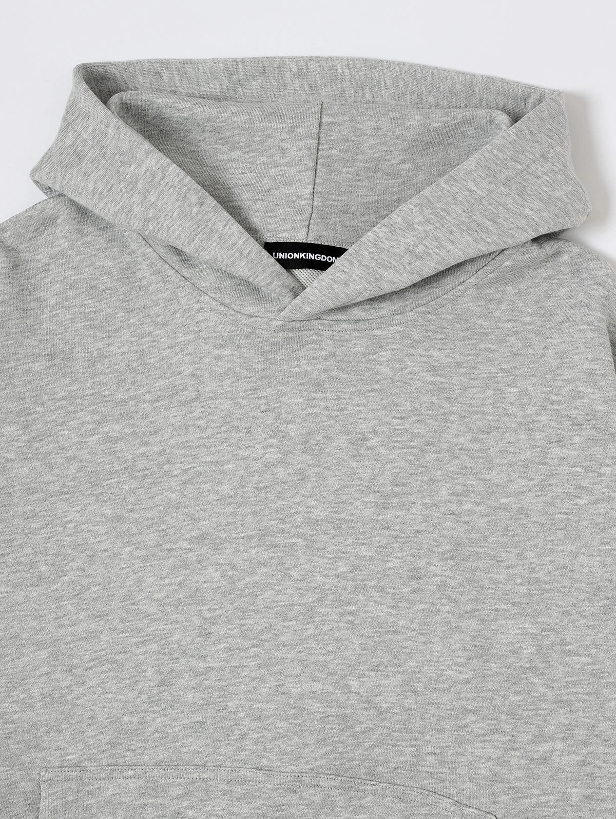 360 GSM 100% COTTON BOXY CROPPED FIT 'FLOWER GRAY' HOODIE - Image 7