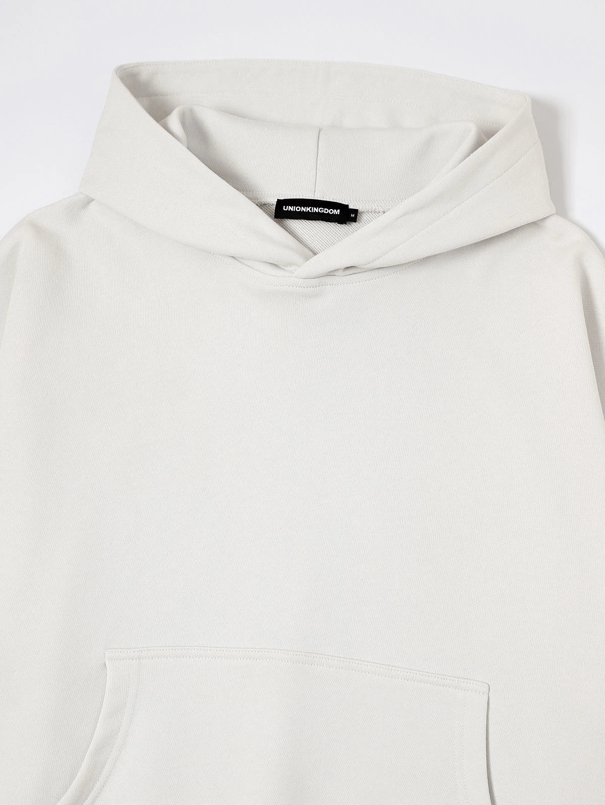 360 GSM 100% COTTON BOXY CROPPED FIT 'OFF WHITE' HOODIE - Image 7