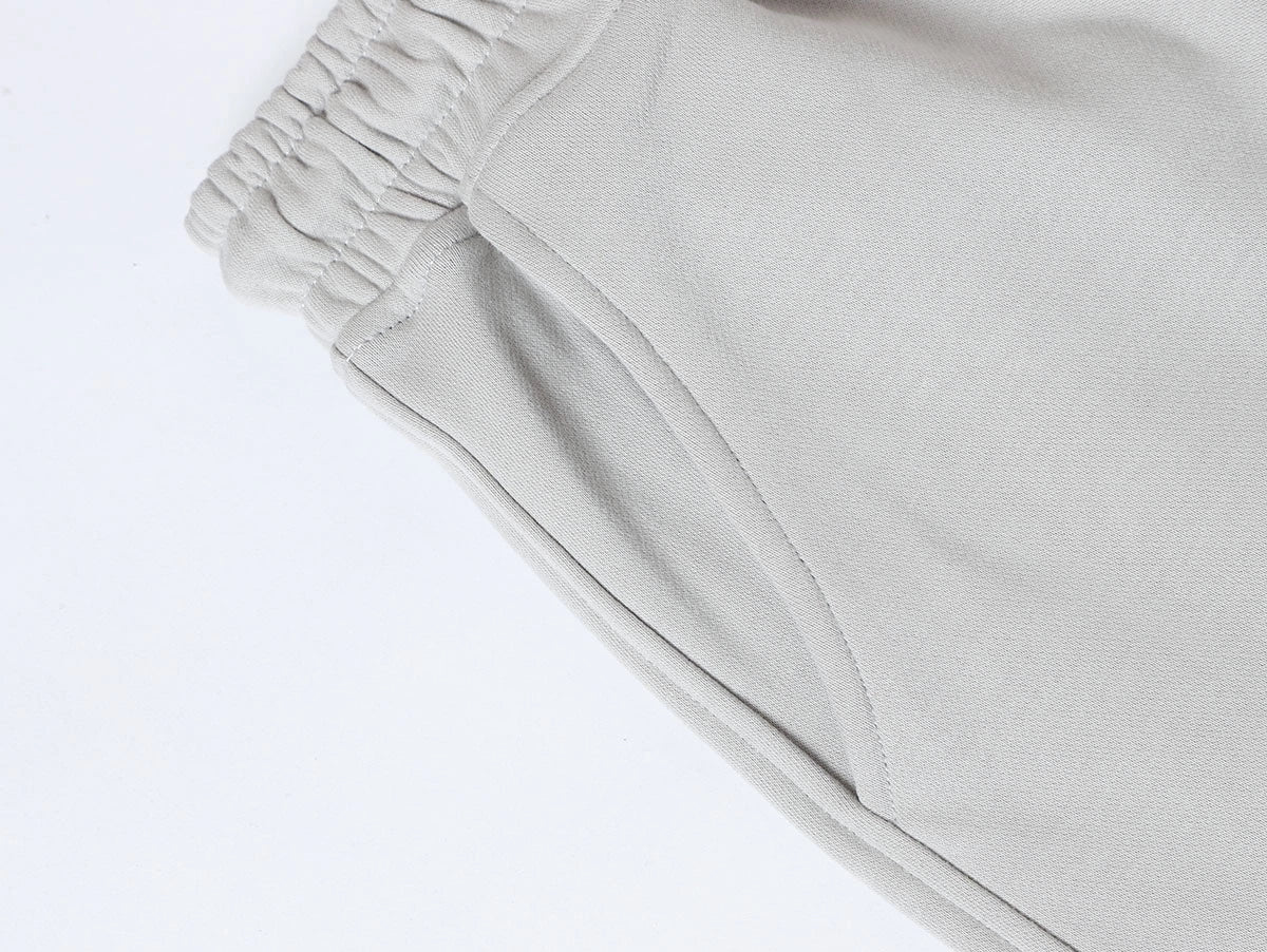 360 GSM CLOUD FEELING ’SILVER GRAY' SHORTS - Image 4