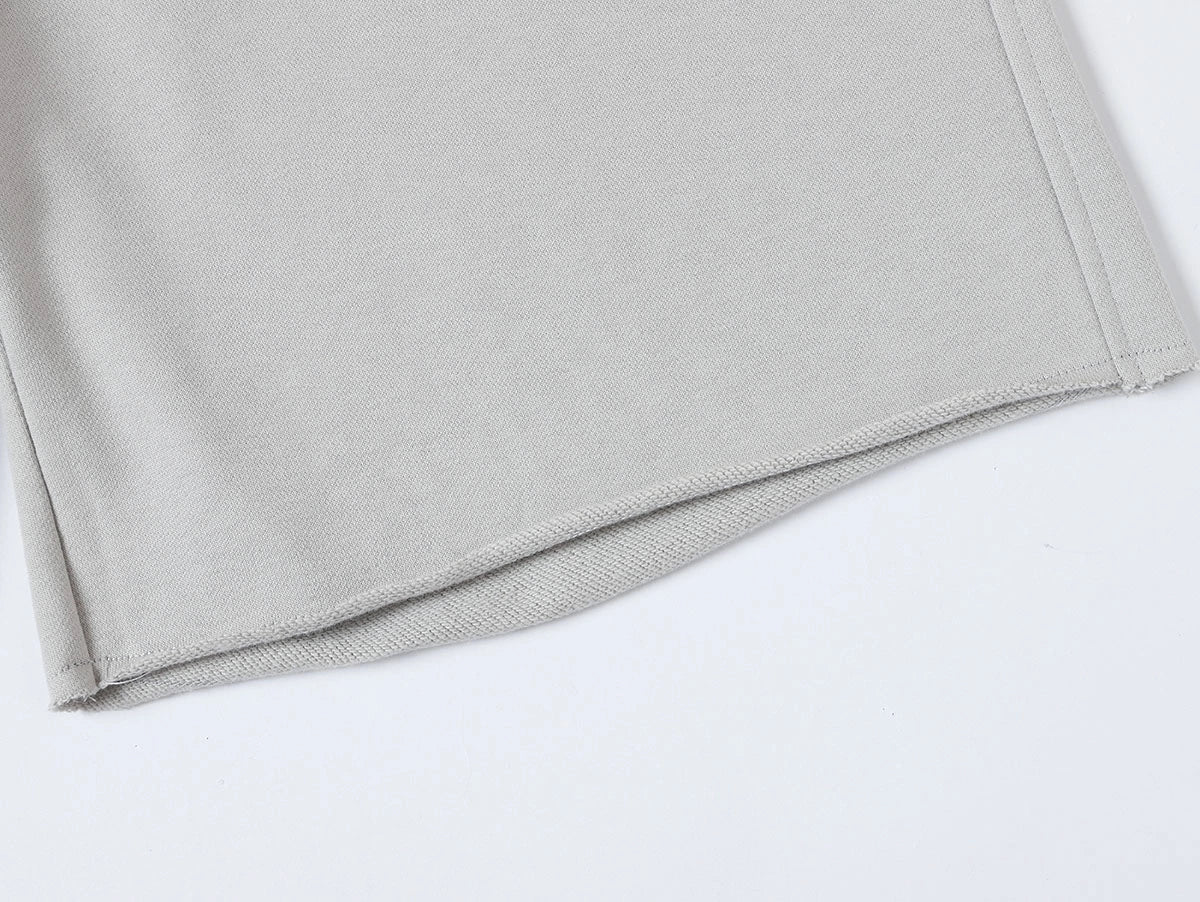 360 GSM CLOUD FEELING ’SILVER GRAY' SHORTS - Image 5