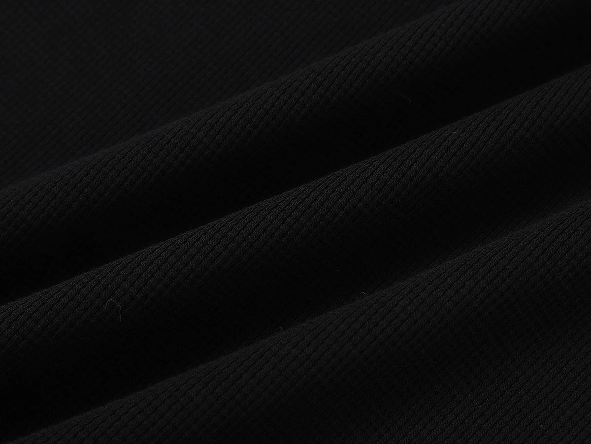 380 GSM WAFFLE WEAVE 'BLACK' TANK - Image 8