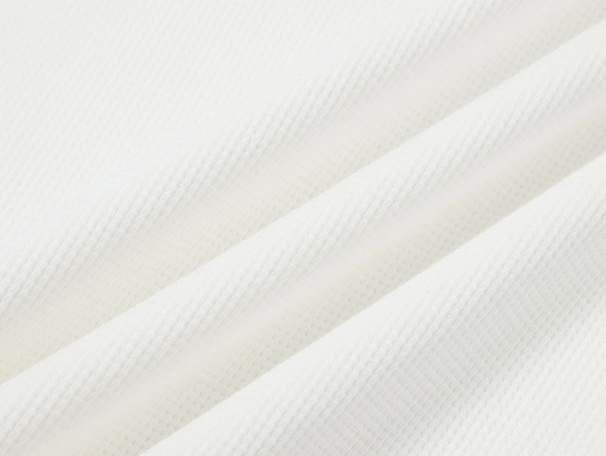 380 GSM WAFFLE WEAVE 'WHITE' TANK - Image 7