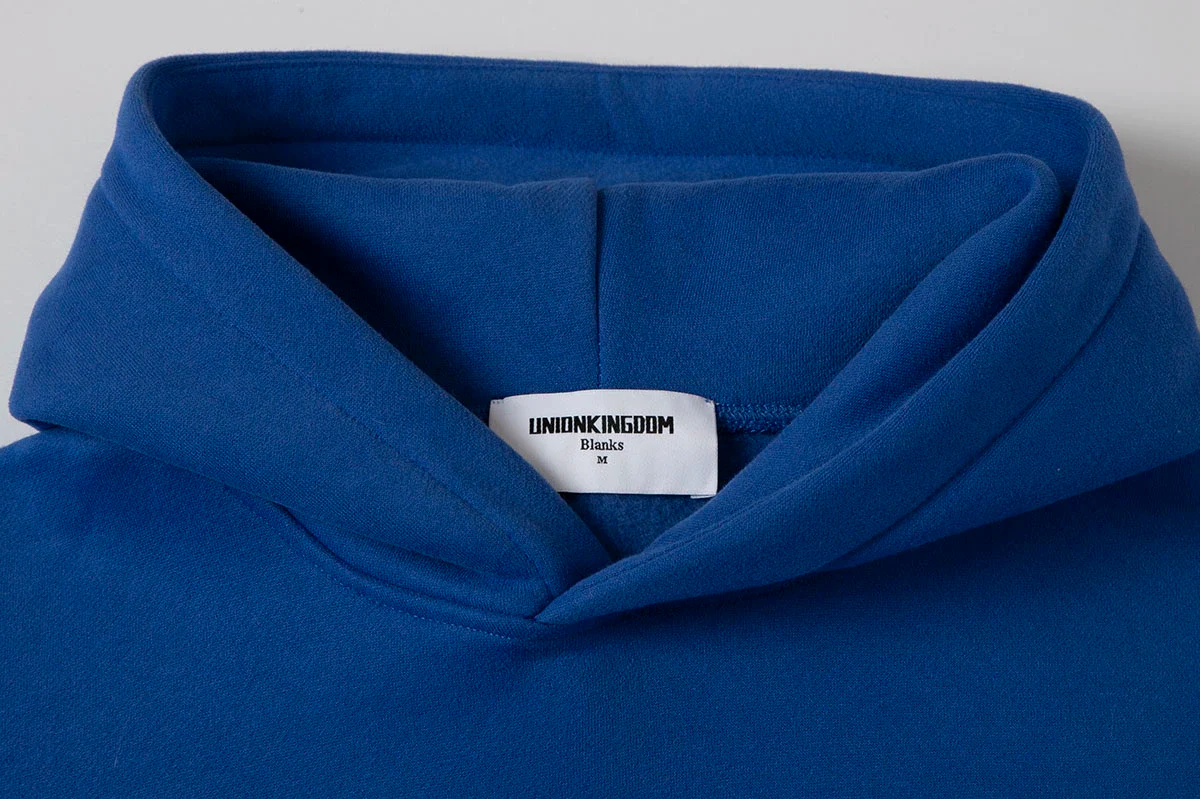 360 GSM CROPPED FIT 'CHEMICAL BLUE' HOODIE - Image 3