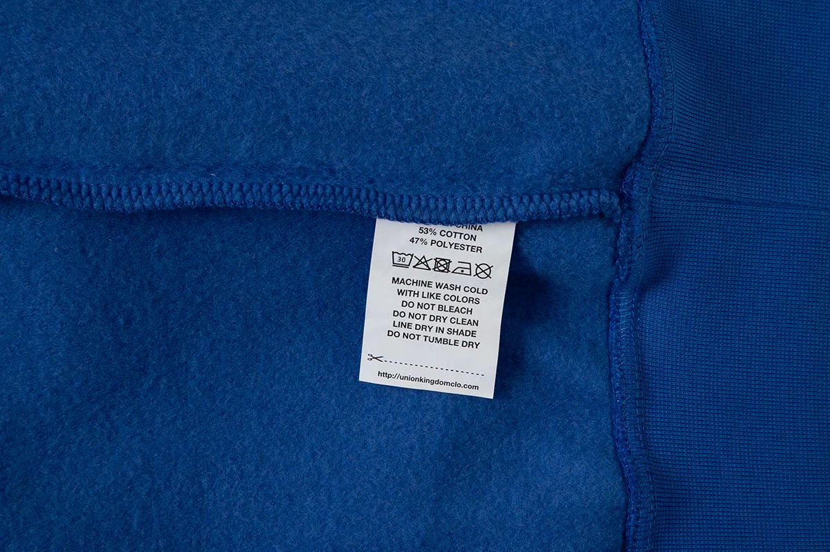 360 GSM CROPPED FIT 'CHEMICAL BLUE' HOODIE - Image 5
