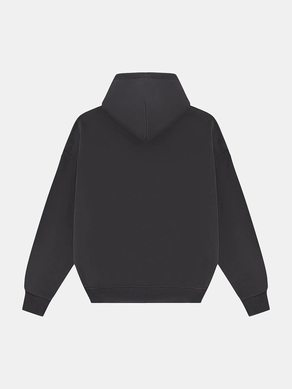 360 GSM CROPPED FIT 'DARK GRAY' HOODIE - Image 2