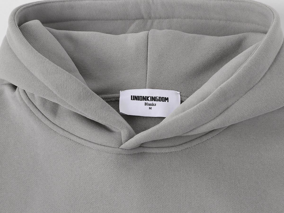 360 GSM CROPPED FIT 'SILVER GRAY' HOODIE - Image 3