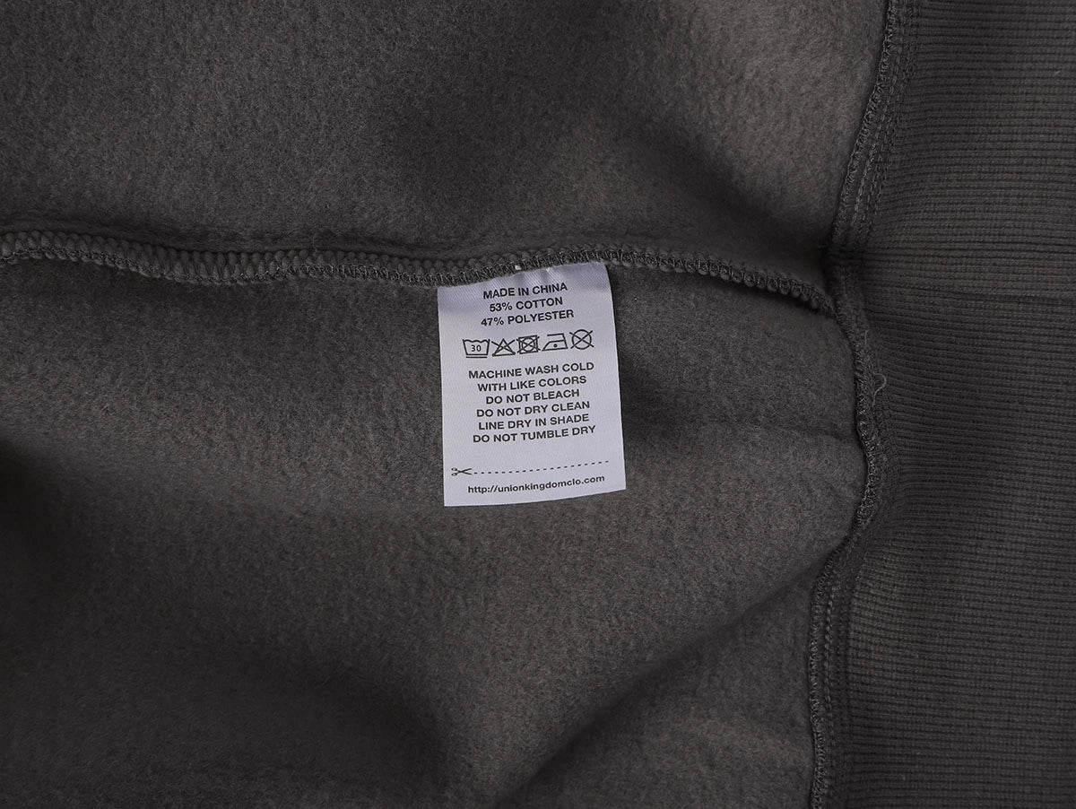 360 GSM CROPPED FIT 'FOG GRAY' HOODIE - Image 6