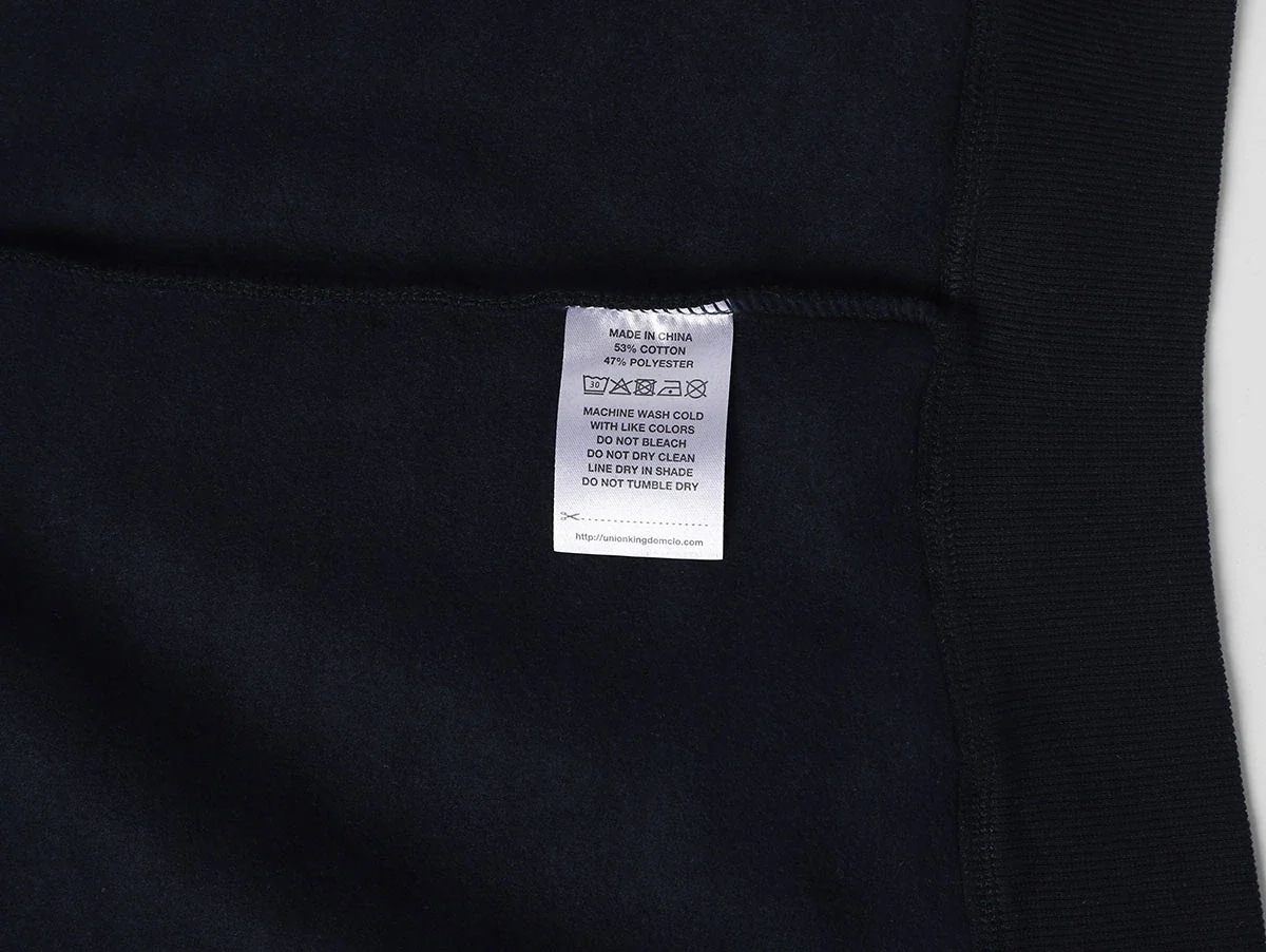 360 GSM CROPPED FIT 'NAVY BLUE' ZIP-UP HOODIE - Image 5