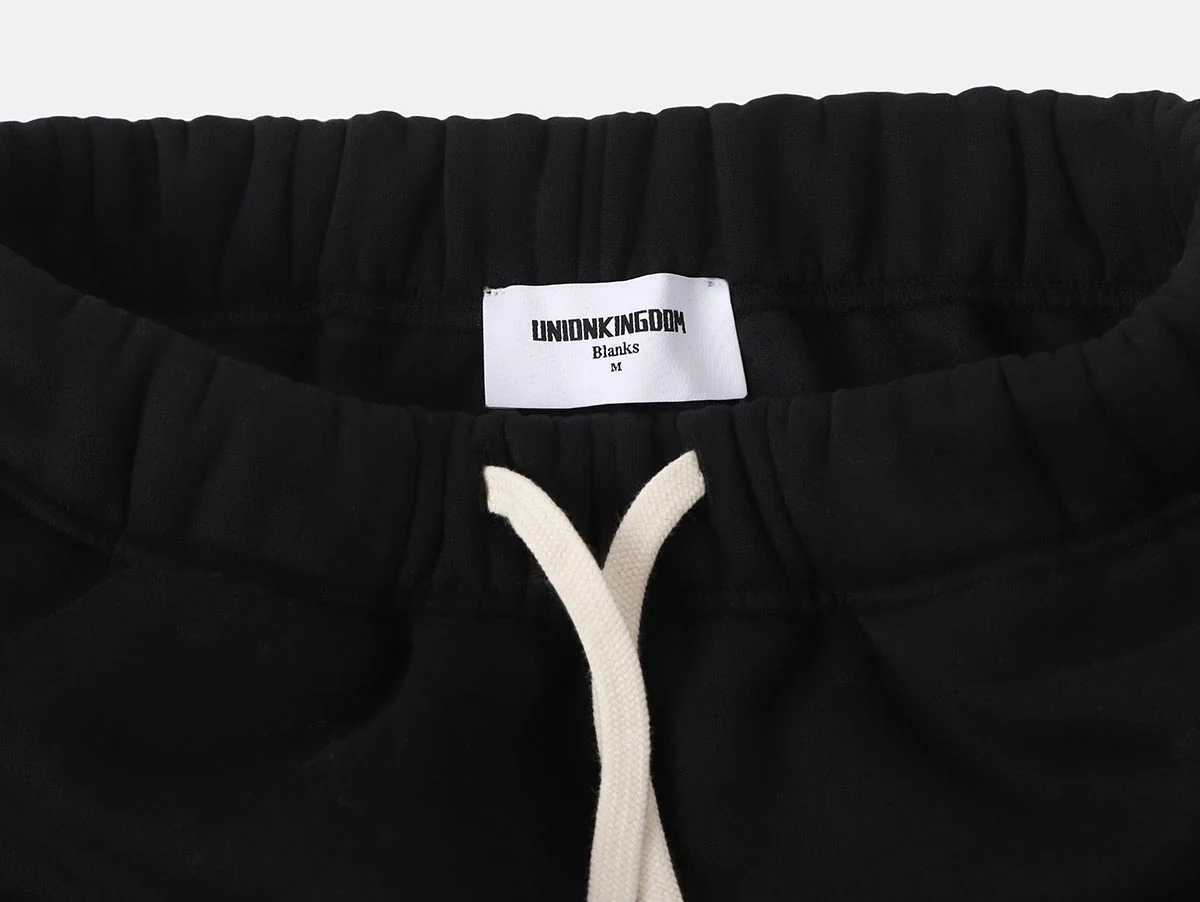 360 GSM NORMAL FIT STRAIGHT 'BLACK' PANTS - Image 3