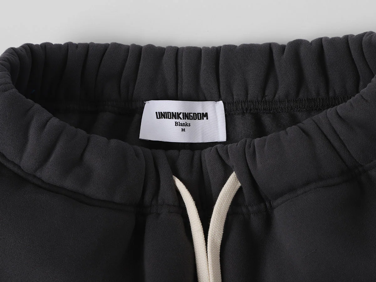 360 GSM NORMAL FIT STRAIGHT 'DARK GRAY' PANTS - Image 3