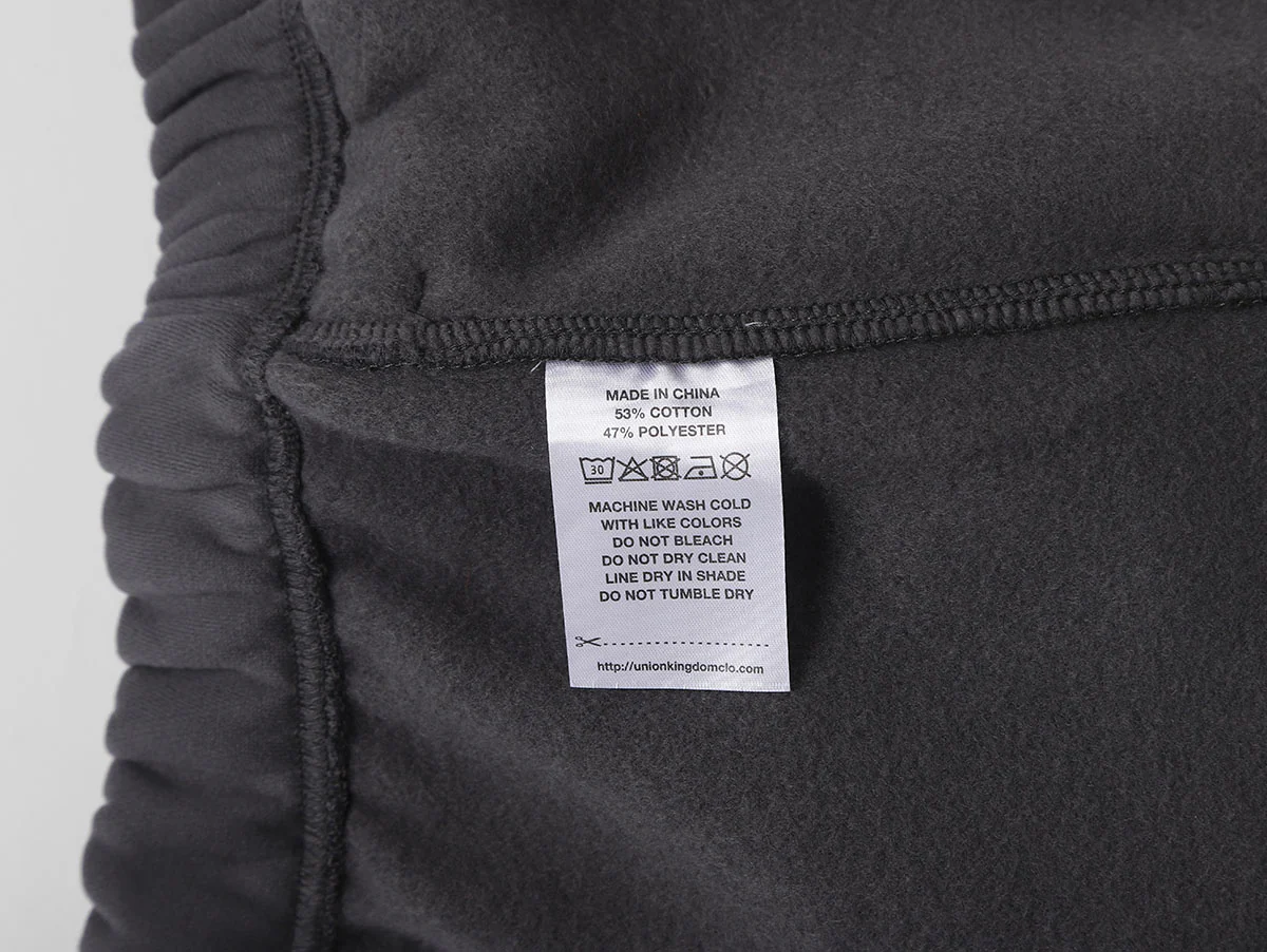 360 GSM NORMAL FIT STRAIGHT 'DARK GRAY' PANTS - Image 6