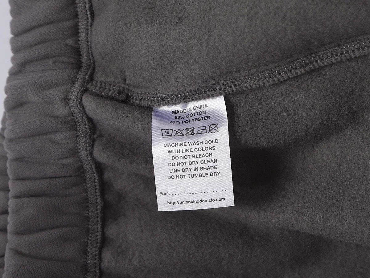 360 GSM NORMAL FIT STRAIGHT 'FOG GRAY' PANTS - Image 5