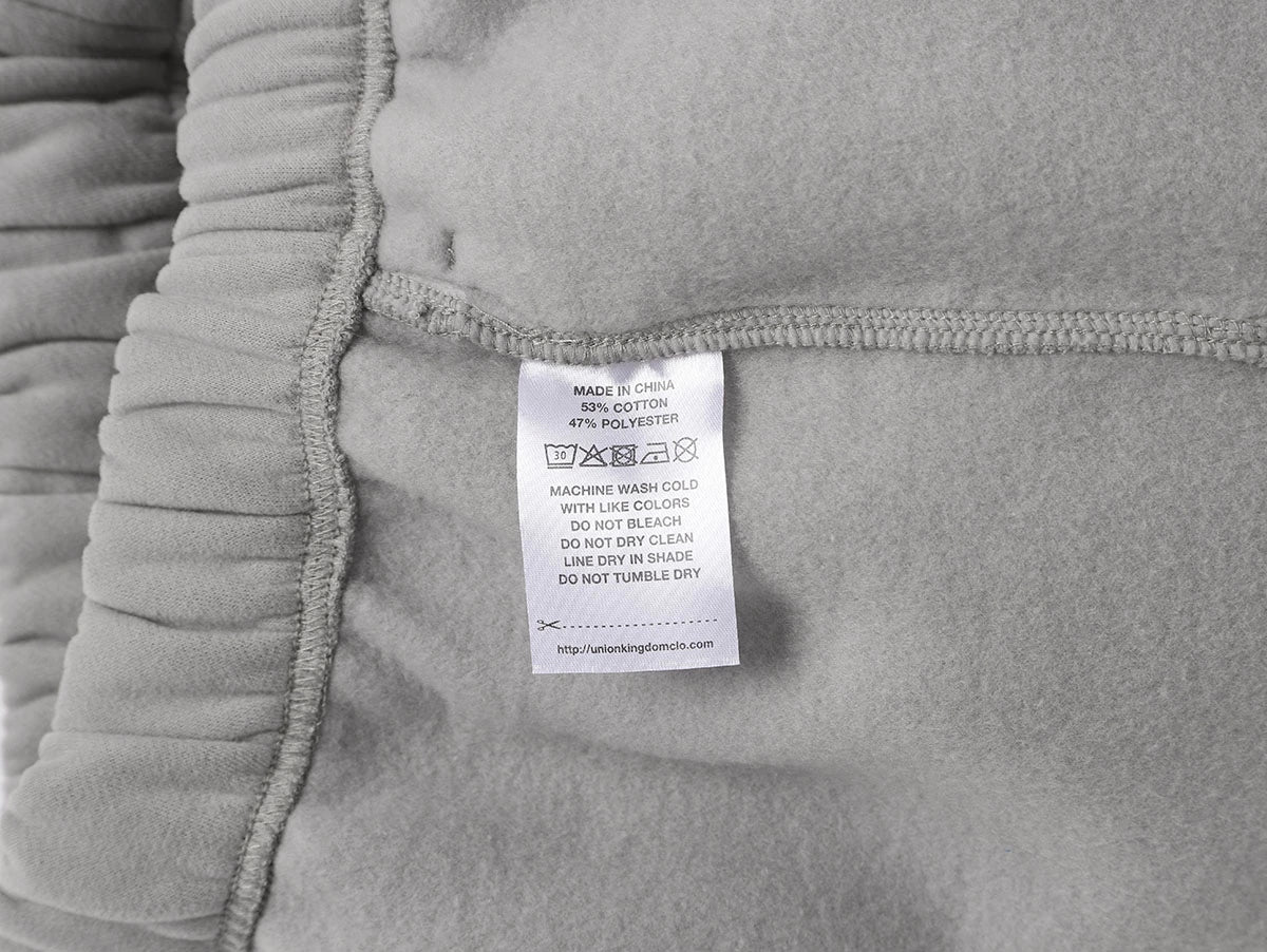 360 GSM NORMAL FIT STRAIGHT 'SILVER GRAY' PANTS - Image 6