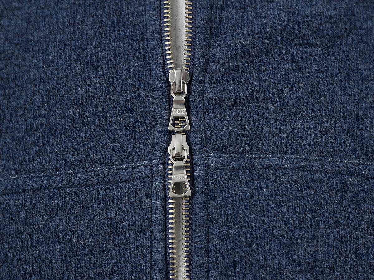 380 GSM BUBBLE CROPED 'DENIM BLUE' JACKET - Image 5