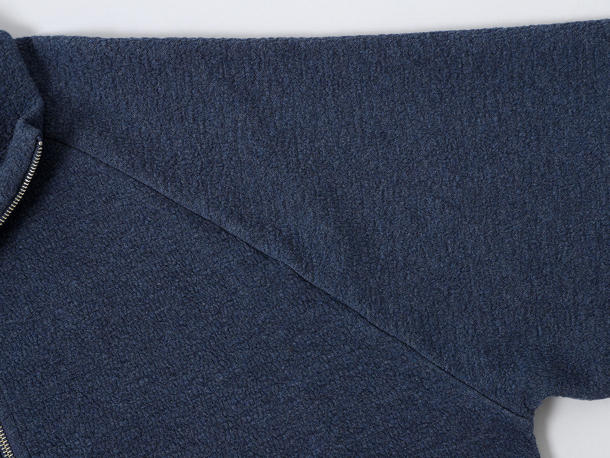380 GSM BUBBLE CROPED 'DENIM BLUE' JACKET - Image 6