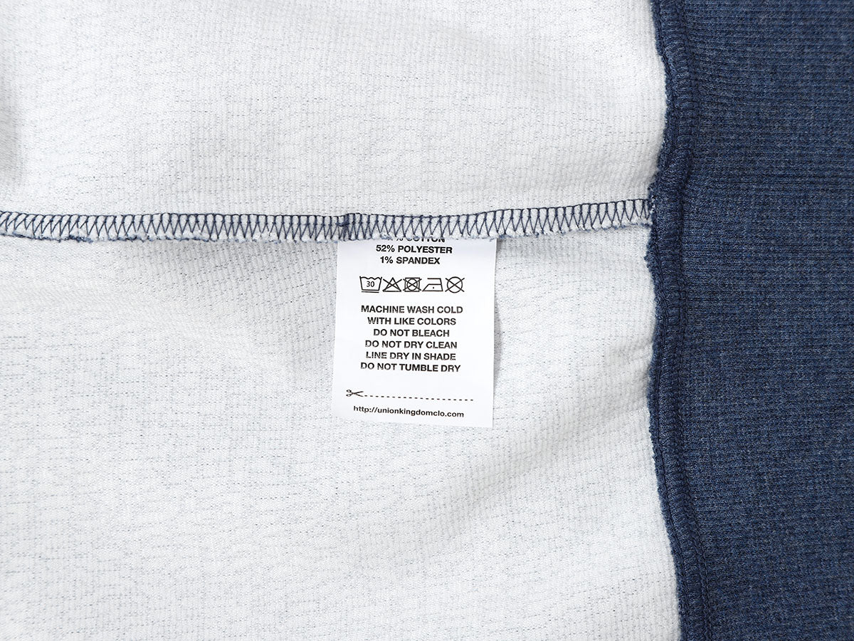 380 GSM BUBBLE CROPED 'DENIM BLUE' JACKET - Image 9