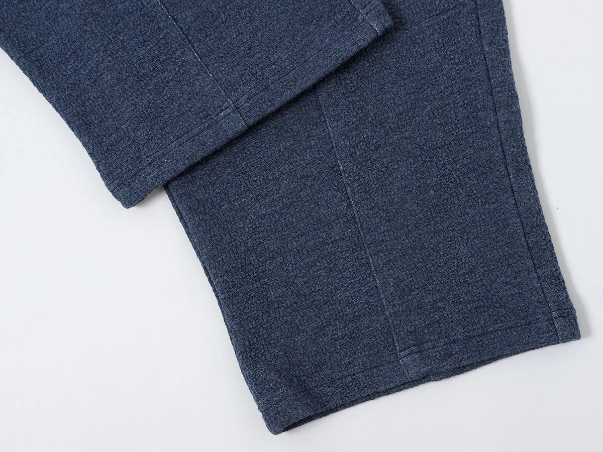 380 GSM COZY BAGGY BUBBLE 'DENIM BLUE' STRAIGHT PANTS - Image 8