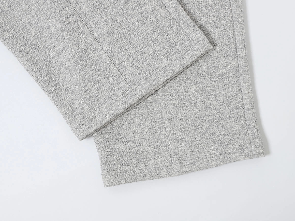380 GSM COZY BAGGY BUBBLE 'FLOWER GRAY' STRAIGHT PANTS - Image 8