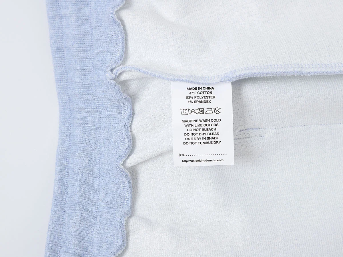380 GSM COZY BAGGY BUBBLE 'LIGHT BLUE' STRAIGHT PANTS - Image 9