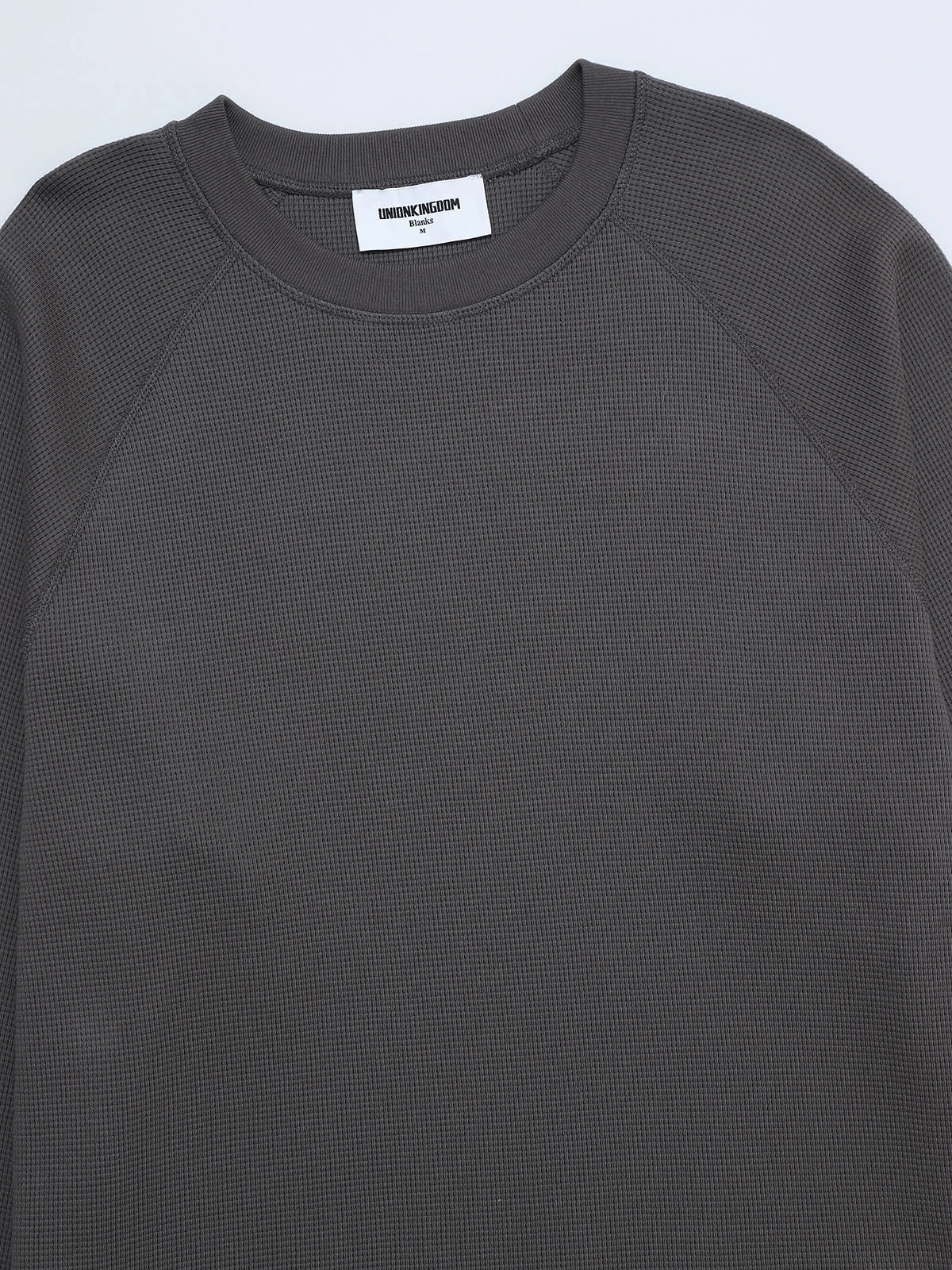 380 GSM WAFFLE WEAVE 'GRAY' LONG SLEEVE - Image 7