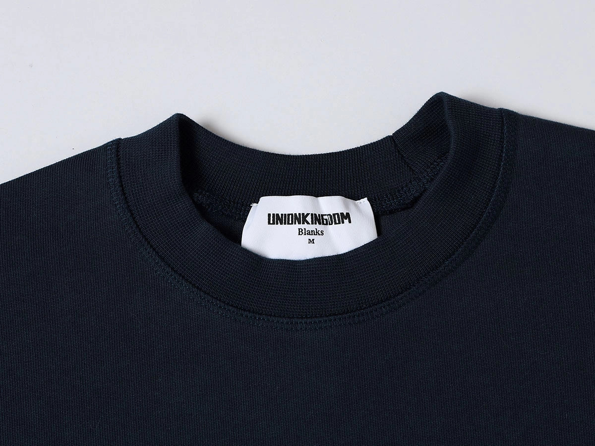 400 GSM BOXY CROPPED FIT 'NAVY BLUE ' T-SHIRT - Image 3