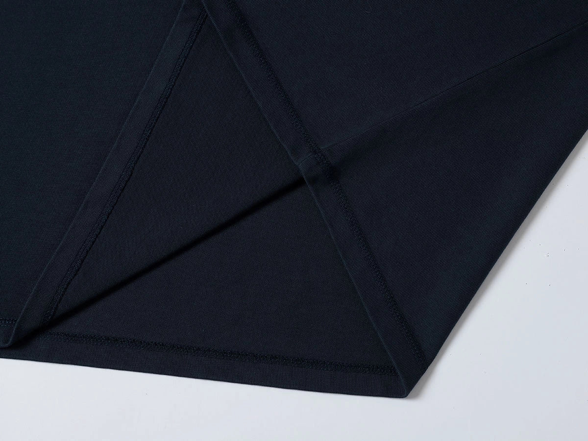 400 GSM BOXY CROPPED FIT 'NAVY BLUE ' T-SHIRT - Image 5