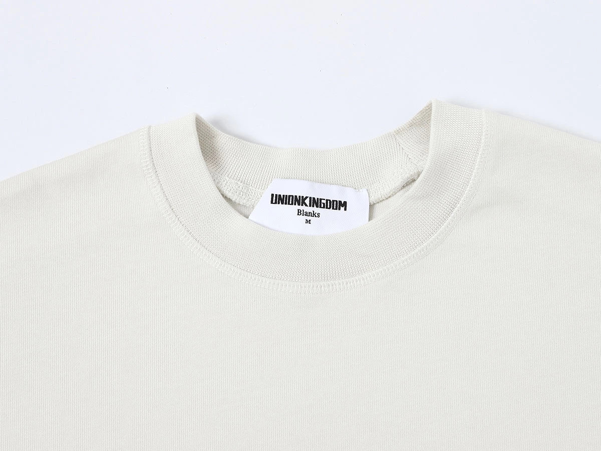 400 GSM BOXY CROPPED FIT 'OFF WHITE' T-SHIRT - Image 3