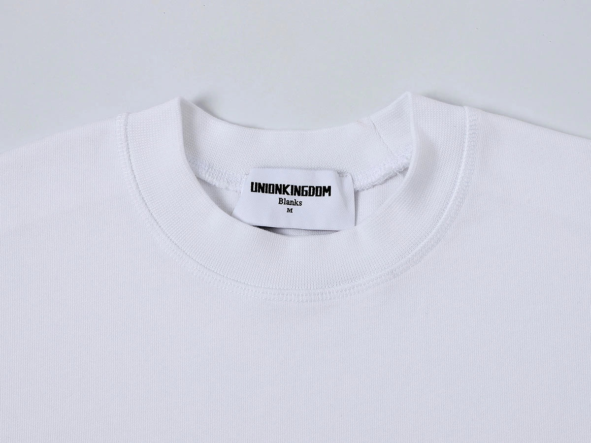 400 GSM BOXY CROPPED FIT 'WHTIE' T-SHIRT - Image 3