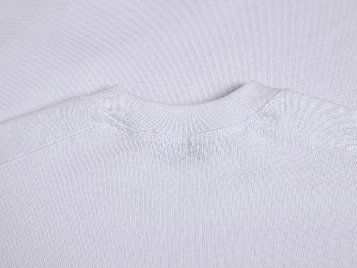400 GSM BOXY CROPPED FIT 'WHTIE' T-SHIRT - Image 5