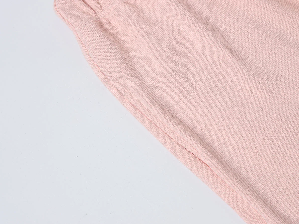 400 GSM COARSE NEEDLE 'LIGHT PINK' SHORTS - Image 5