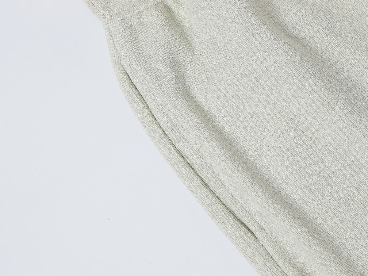 400 GSM COARSE NEEDLE 'OFF-WHITE' SHORTS - Image 4