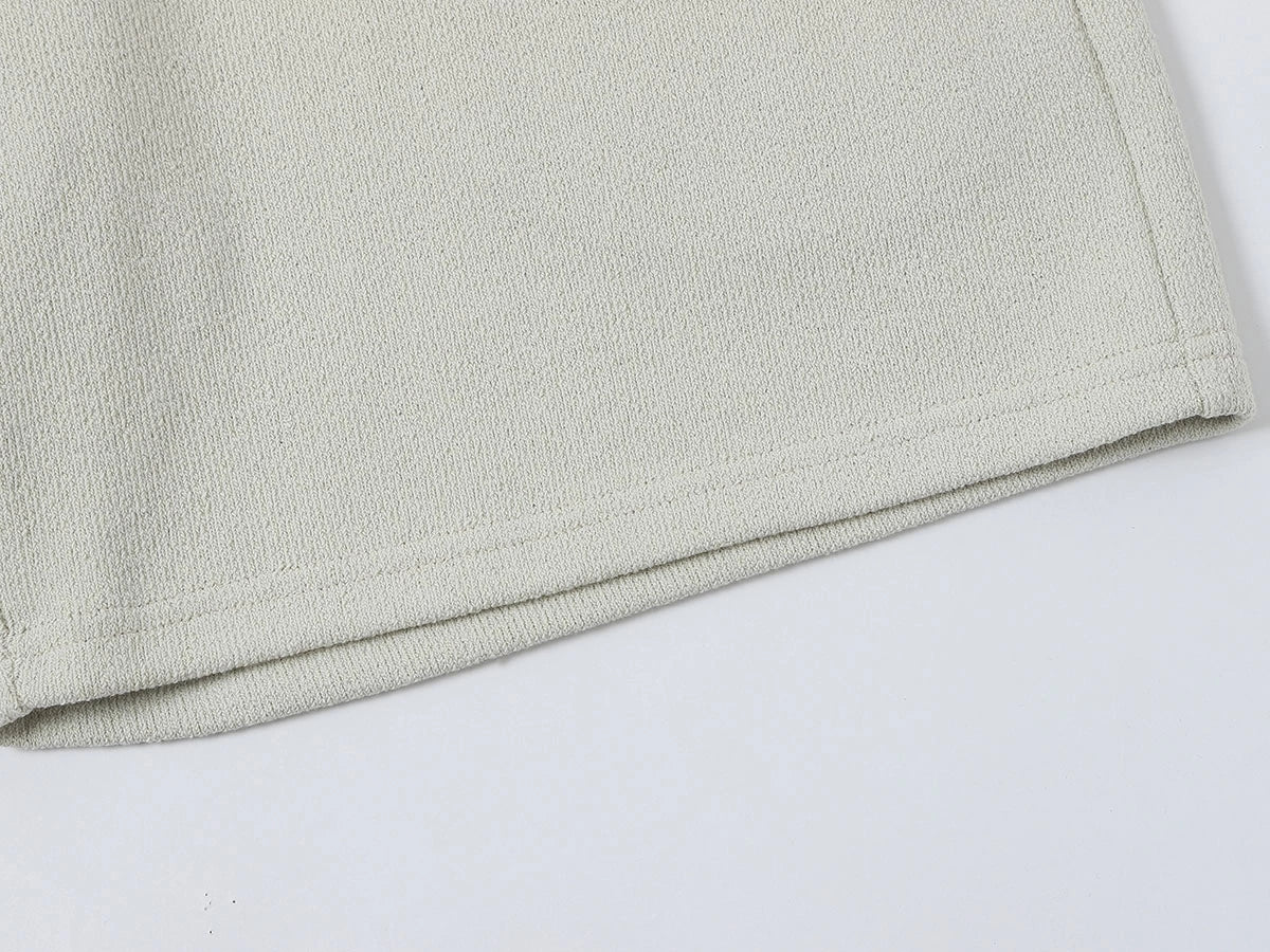 400 GSM COARSE NEEDLE 'OFF-WHITE' SHORTS - Image 5