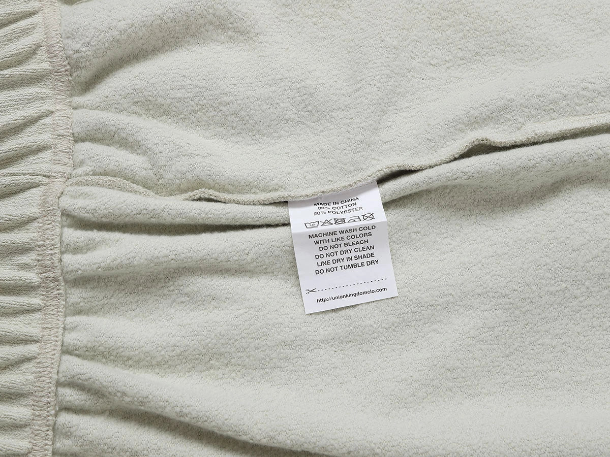 400 GSM COARSE NEEDLE 'OFF-WHITE' SHORTS - Image 7