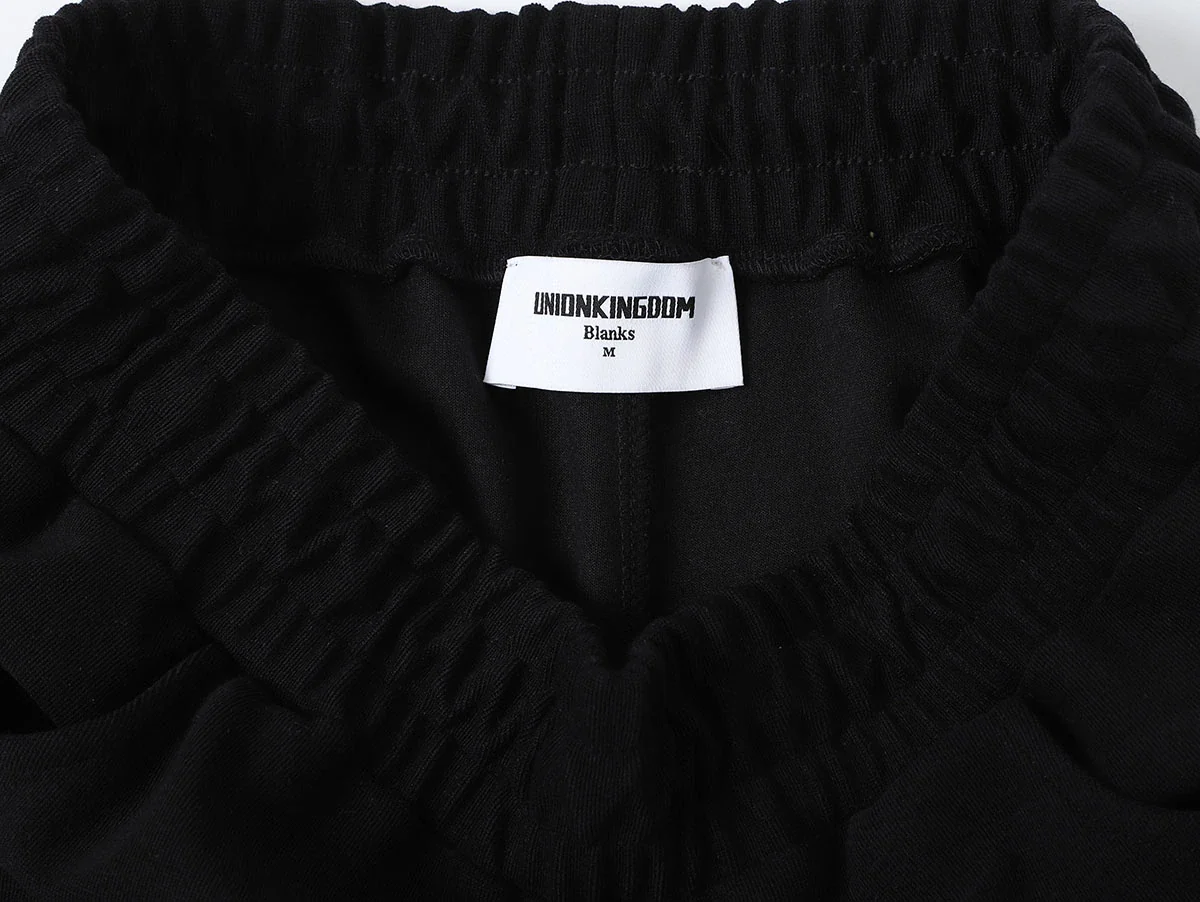 420 GSM MID-LENGTH LOOSE FIT 'BLACK' SHORTS - Image 5