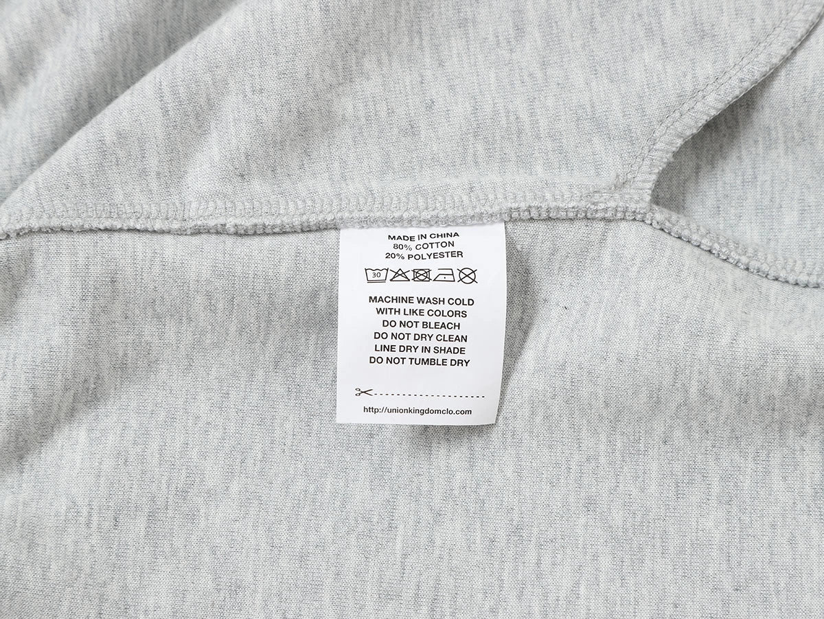 420 GSM MID-LENGTH LOOSE FIT 'FLOWER GRAY' SHORTS - Image 8